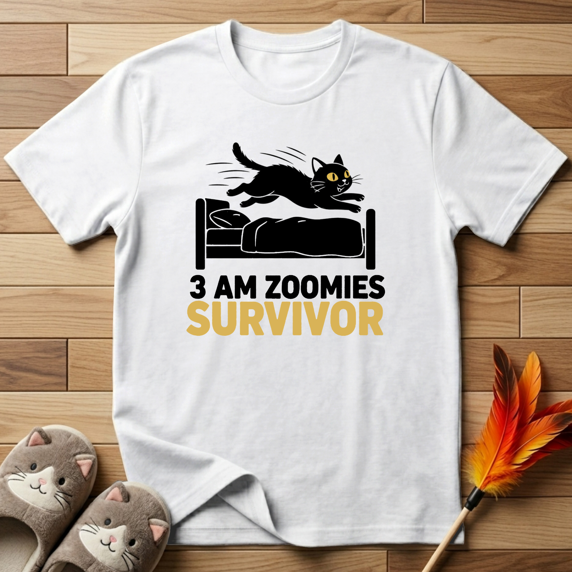 3 AM Zoomies Survivor T-Shirt