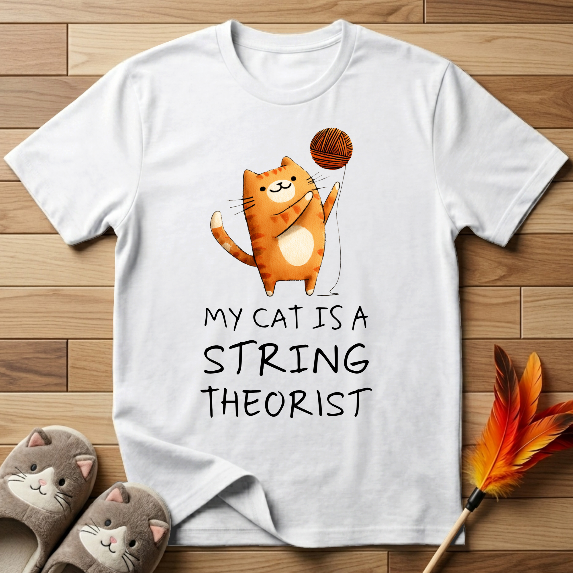 My Cat is a String Theorist T-Shirt